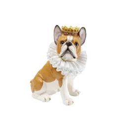KARE Design Figurine décorative King Dog marron 29cm> Accessoires