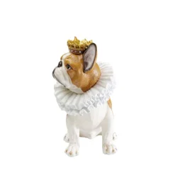 KARE Design Figurine décorative King Dog marron 29cm> Accessoires