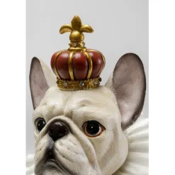 KARE Design Figurine décorative King Dog blanc 33cm><noscript><img width=