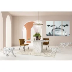 KARE Design Figurine décorative Leopard Marble 129cm><noscript><img width=
