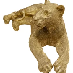 KARE Design Figurine décorative Lion doré 113cm><noscript><img width=