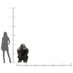 KARE Design Figurine décorative Monkey Gorilla Front XXL 107cm><noscript><img width=