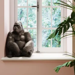 KARE Design Figurine décorative Monkey Gorilla Side noir76cm> Accessoires