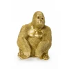 KARE Design Figurine décorative Monkey Gorilla Side doré 39cm> Accessoires