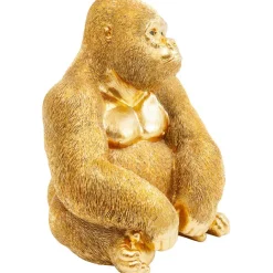 KARE Design Figurine décorative Monkey Gorilla Side doré 39cm><noscript><img width=