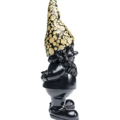 KARE Design Figurine décorative Nain Standing noir-doré 30><noscript><img width=