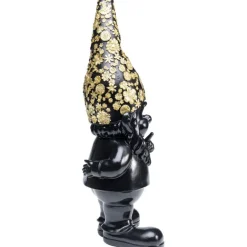 KARE Design Figurine décorative Nain Standing noir-doré 45><noscript><img width=