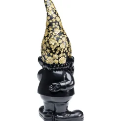 KARE Design Figurine décorative Nain Standing noir-doré 45><noscript><img width=