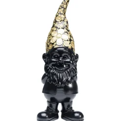 KARE Design Figurine décorative Nain Standing noir-doré 60> Accessoires