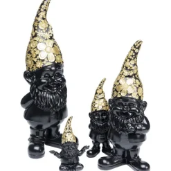 KARE Design Figurine décorative Nain Standing noir-doré 60><noscript><img width=