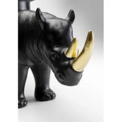 KARE Design Figurine décorative Rhino noir 41cm><noscript><img width=