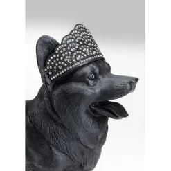 KARE Design Figurine décorative Royal Standing Corgi noir 52cm><noscript><img width=