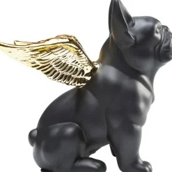 KARE Design Figurine décorative Sitting Angel Dog doré-noir><noscript><img width=