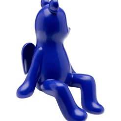 KARE Design Figurine décorative Sitting Squirrel bleu 20cm> Accessoires