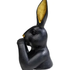 KARE Design Figurine décorative Sweet Rabbit noir 23cm><noscript><img width=