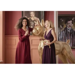 KARE Design Figurine décorative Toto XL gold 180 cm><noscript><img width=