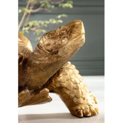 KARE Design Figurine décorative Turtle doré GM><noscript><img width=
