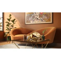 KARE Design Figurine décorative Turtle doré MM 40cm> Accessoires