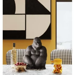 KARE Design Figurine décorativeMonkey Gorilla Side Medium noir> Accessoires