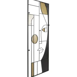 KARE Design Garderobe murale Art Girl Face 90x200cm> Meubles
