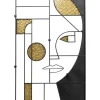 KARE Design Garderobe murale Art Girl Face 60x90cm> Meubles