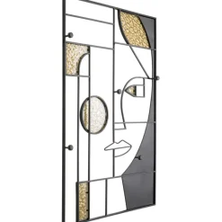 KARE Design Garderobe murale Art Girl Face 60x90cm> Meubles