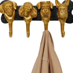 KARE Design Garderobe murale Dog Family doré 31cm><noscript><img width=