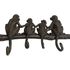 KARE Design Garderobe murale Monkey Family 38cm> Meubles