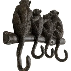 KARE Design Garderobe murale Monkey Family 38cm> Meubles