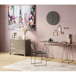 KARE Design Horloge murale Andrea noir Ø60cm> Accessoires