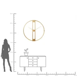 KARE Design Horloge murale Clip Gold Ø107cm><noscript><img width=
