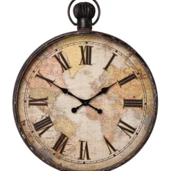 KARE Design Horloge murale European Map 96cm> Accessoires