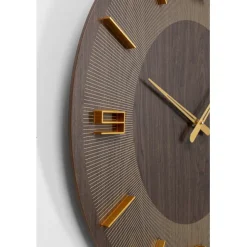 KARE Design Horloge murale Levi marron Ø60cm><noscript><img width=