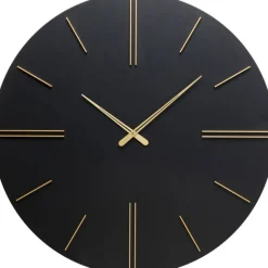 KARE Design Horloge murale Luca noir Ø70cm> Accessoires