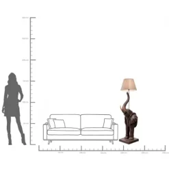 KARE Design Lampadaire Animal Elephant 154cm><noscript><img width=