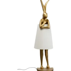 KARE Design Lampadaire Animal Rabbit or/blanc 150cm><noscript><img width=
