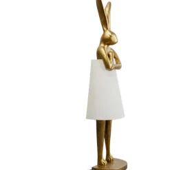 KARE Design Lampadaire Animal Rabbit or/blanc 150cm><noscript><img width=