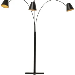KARE Design Lampadaire Cappellino noir mat> Luminaires