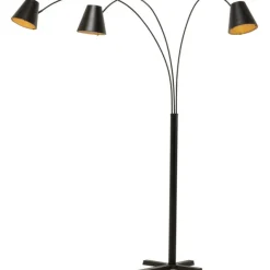 KARE Design Lampadaire Cappellino noir mat> Luminaires