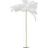 KARE Design Lampadaire Feather Palm blanc 165cm> Luminaires