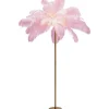 KARE Design Lampadaire Feather Palm fuchsia 165cm> Luminaires