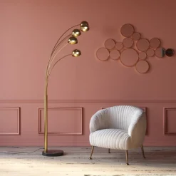 KARE Design Lampadaire Five Fingers laiton><noscript><img width=