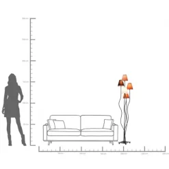 KARE Design Lampadaire Flexible Mocca Cinque><noscript><img width=
