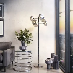KARE Design Lampadaire Headlight chromé 163cm> Luminaires