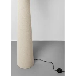 KARE Design Lampadaire Marleen beige bouclé 190cm><noscript><img width=