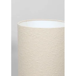 KARE Design Lampadaire Marleen beige bouclé 130cm><noscript><img width=