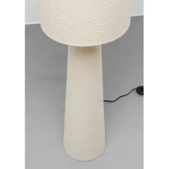 KARE Design Lampadaire Marleen beige bouclé 130cm><noscript><img width=