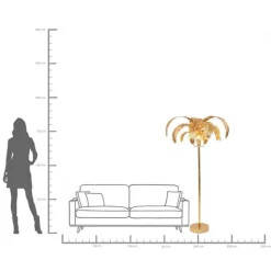 KARE Design Lampadaire Palmera 170cm><noscript><img width=