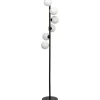 KARE Design Lampadaire Scala Balls Milky noir 160cm> Luminaires