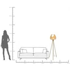 KARE Design Lampadaire Sphere ambre 146cm><noscript><img width=